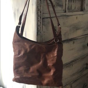 Not Rational brown leather purse